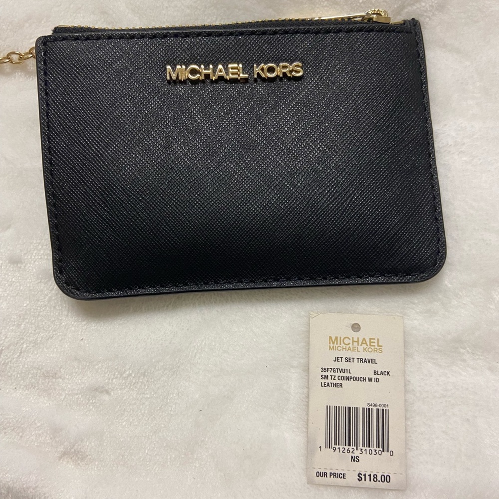 Black MK Card Wallet